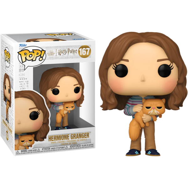 Funko Pop! Harry Potter and the Prisoner of Azkaban - Hermione Granger with Crookshanks #167 - Pop Basement