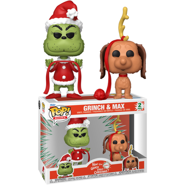 Funko Pop! How the Grinch Stole Christmas! - The Grinch & Max - 2-Pack - Pop Basement