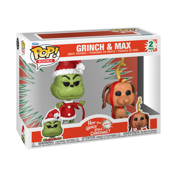 Funko Pop! How the Grinch Stole Christmas! - The Grinch & Max - 2-Pack - Pop Basement