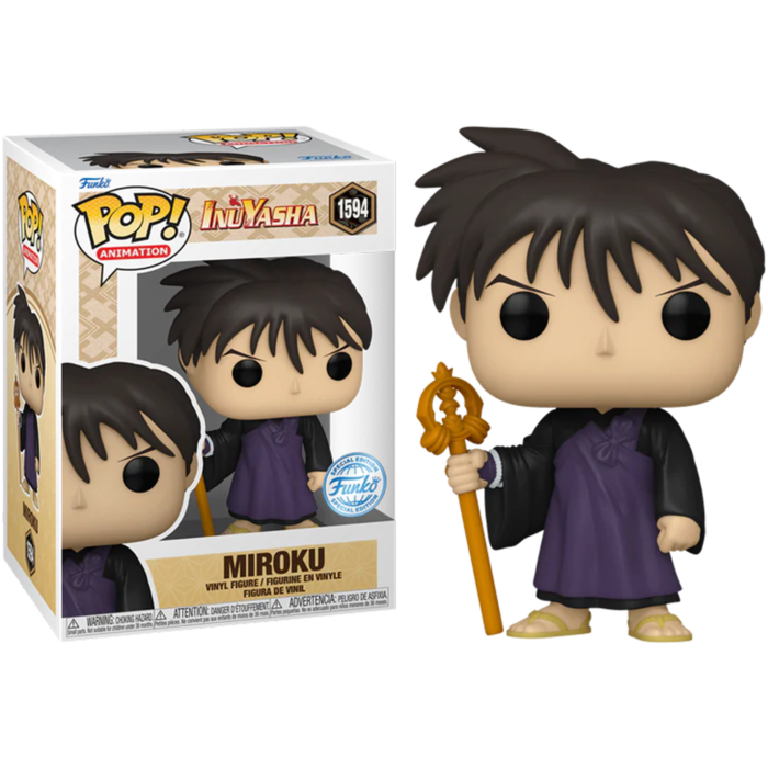 Funko Pop! Inuyasha - Miroku #1594 - Pop Basement