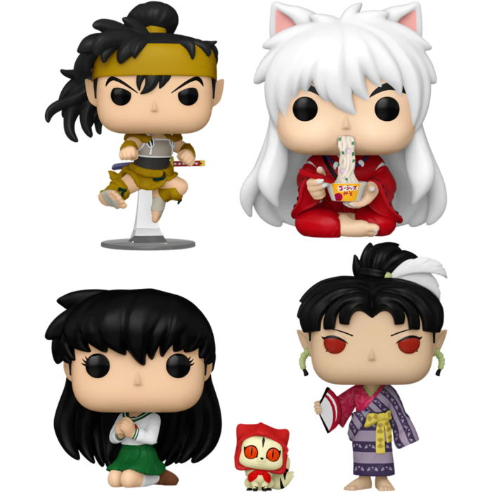 Funko Pop! Inuyasha - Seekers of the Sacred Jewel Bundle - Set of 4 - Pop Basement