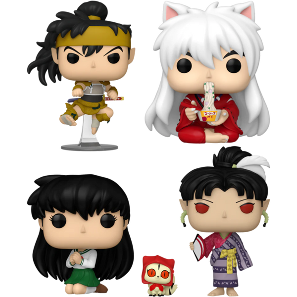 Funko Pop! Inuyasha - Seekers of the Sacred Jewel Bundle - Set of 4 - Pop Basement