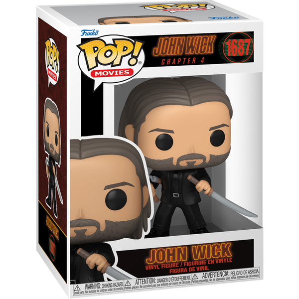 Funko Pop! John Wick - Chapter 4 - John Wick with Sword & Nunchucks #1687 - Pop Basement