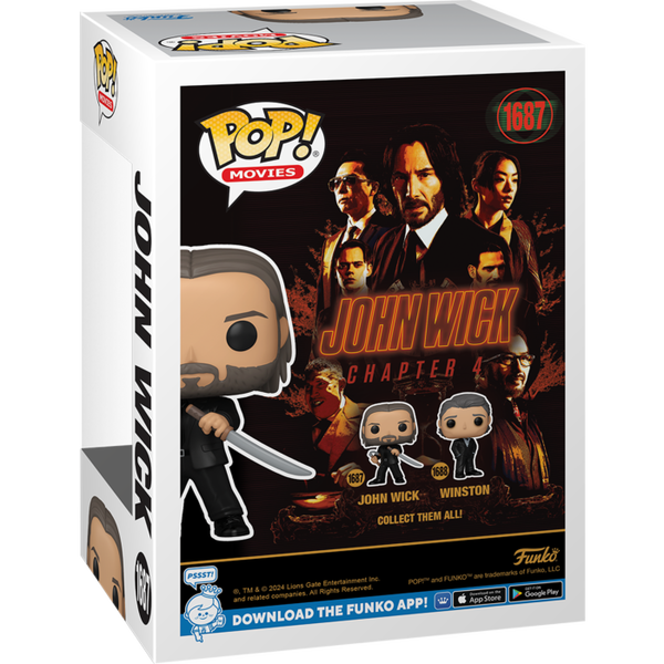 Funko Pop! John Wick - Chapter 4 - John Wick with Sword & Nunchucks #1687 - Pop Basement