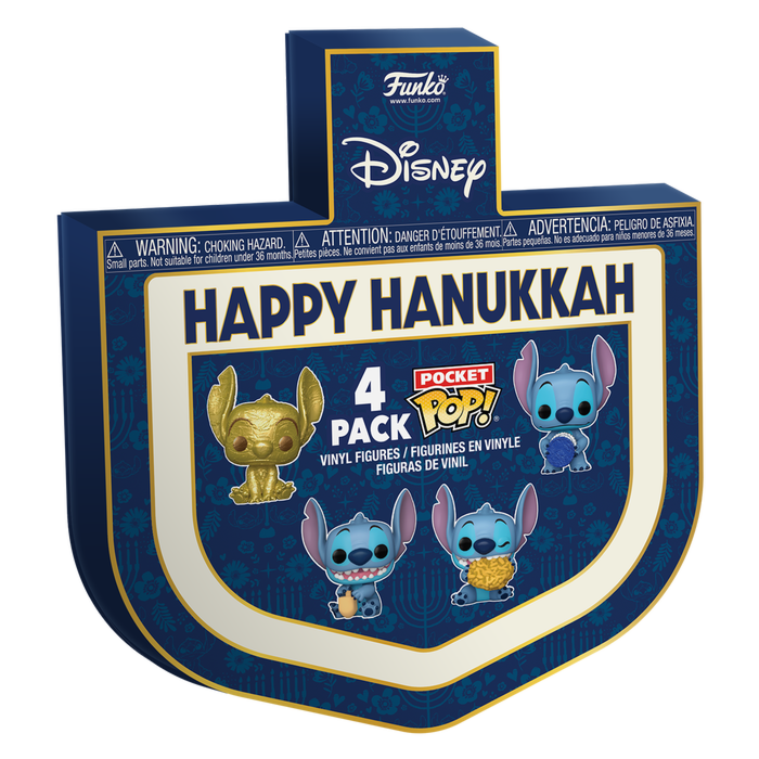 Funko Pop! Lilo & Stitch - Stitch Happy Hanukkah Box Pocket - 4-Pack - Pop Basement