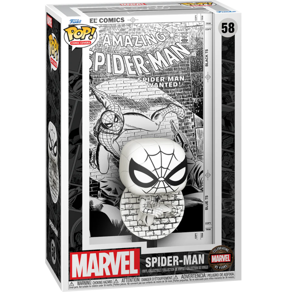 Funko Pop! Marvel - 85th Anniversary - The Amazing Spider-Man Black & White #58 - Pop Basement