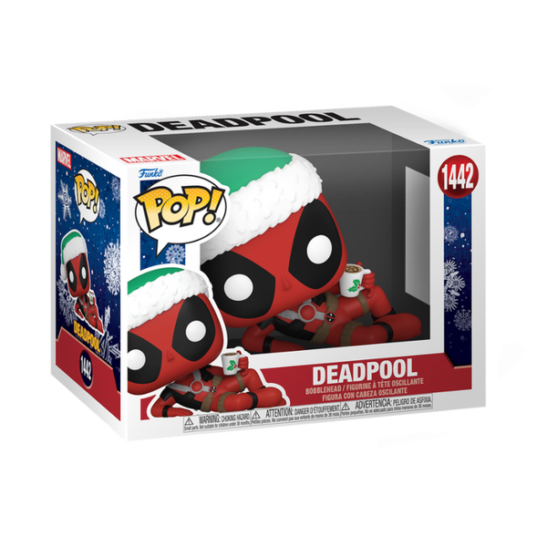 Funko Pop! Marvel - Deadpool with Hot Cocoa (Holiday) #1442 - Pop Basement