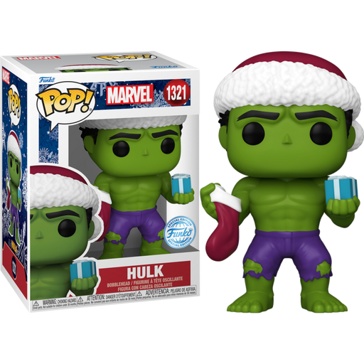 Funko Pop! Marvel - Green Hulk Holiday #1321 - Pop Basement