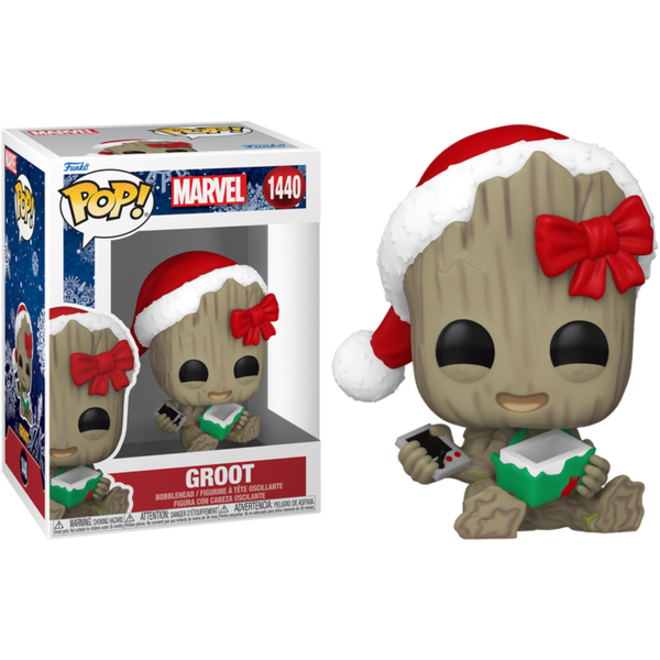 Funko Pop! Marvel - Groot (Holiday) #1440 - Pop Basement