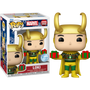 Funko Pop! Marvel - Loki with Sweater Holiday Metallic #1322 - Pop Basement