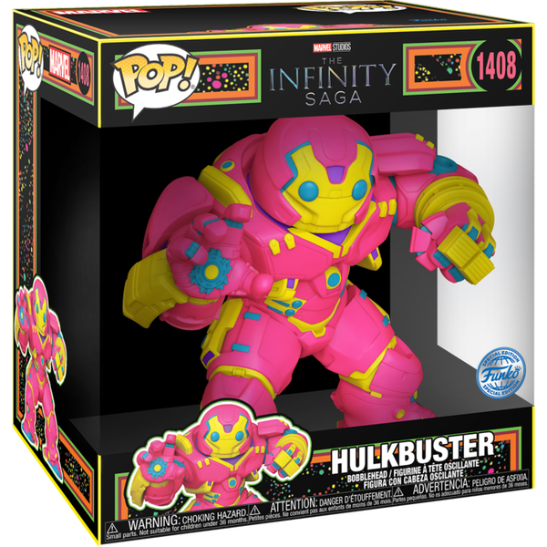 Funko Pop! Marvel - The Infinity Saga - Hulkbuster Blacklight 10" #1408 - Pop Basement