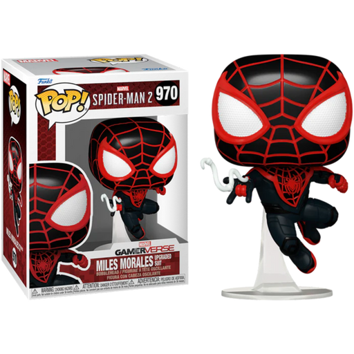 Funko Pop! Marvel's Spider-Man 2 - Miles Morales (Upgraded Suit) #970 - Pop Basement