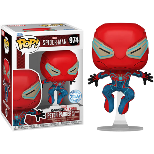 Funko Pop! Marvel's Spider-Man 2 - Peter Parker (Velocity Suit) #974 - Pop Basement