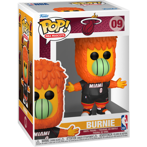 Funko Pop! NBA - Mascots - Burnie (Miami Heat) #09 - Pop Basement