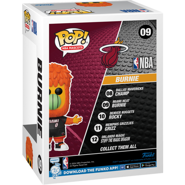 Funko Pop! NBA - Mascots - Burnie (Miami Heat) #09 - Pop Basement