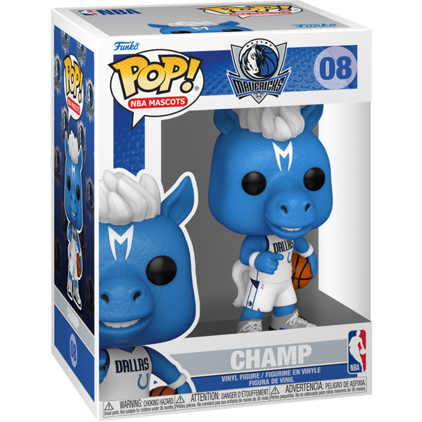 Funko Pop! NBA - Mascots - Champ (Dallas Mavericks) #08 - Pop Basement