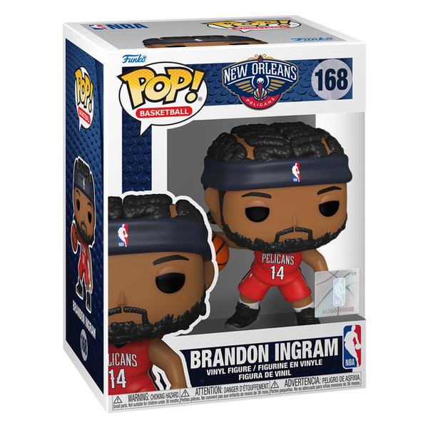 Funko Pop! NBA Basketball - Brandon Ingram New Orleans Pelicans #168 - Pop Basement