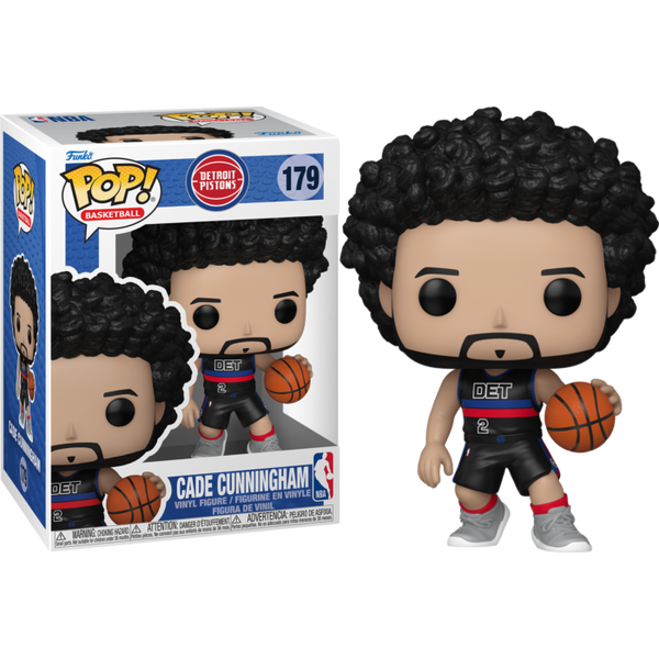 Funko Pop! NBA Basketball - Cade Cunningham (Detroit Pistons) #179 - Pop Basement