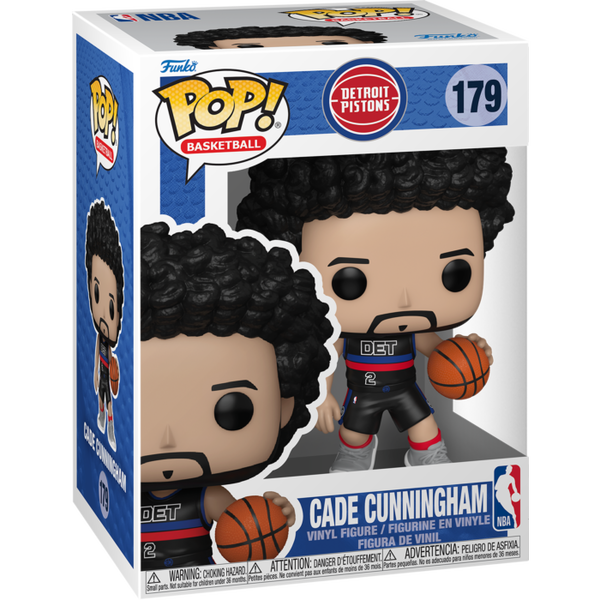 Funko Pop! NBA Basketball - Cade Cunningham (Detroit Pistons) #179 - Pop Basement