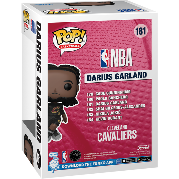 Funko Pop! NBA Basketball - Darius Garland (Cleveland Cavaliers) #181 - Pop Basement