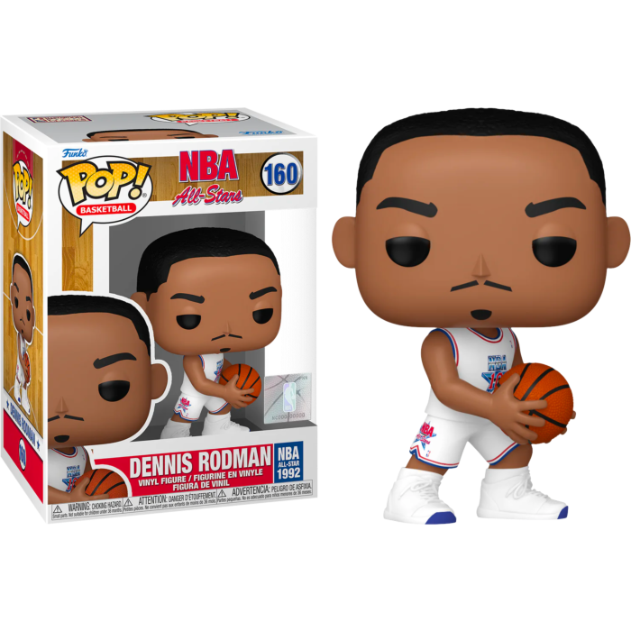 Funko Pop! NBA Basketball - Dennis Rodman All-Stars (1992) #160 - Pop Basement