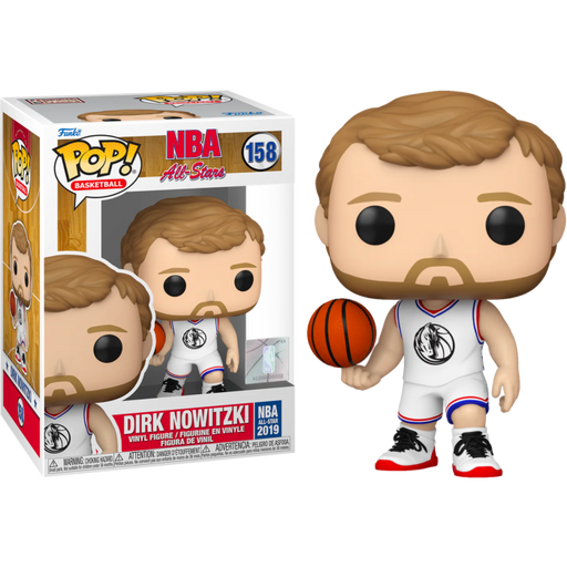 Funko Pop! NBA Basketball - Dirk Nowitzki All-Stars (2019) #158 - Pop Basement