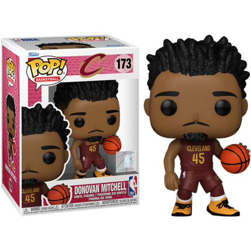 Funko Pop! NBA Basketball - Donovan Mitchell Cavaliers #173 - Pop Basement