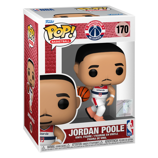 Funko Pop! NBA Basketball - Jordan Poole Washington Wizards #170 - Pop Basement