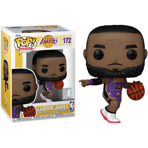Funko Pop! NBA Basketball - LeBron James Lakers #172 - Pop Basement