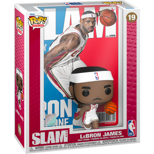 Funko Pop! NBA Basketball - LeBron James SLAM #19 - Pop Basement