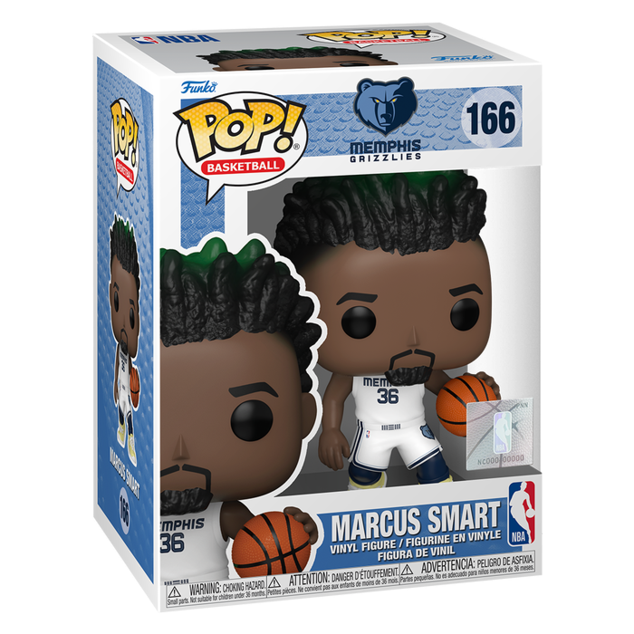 Funko Pop! NBA Basketball - Marcus Smart Memphis Grizzlies #166 - Pop Basement