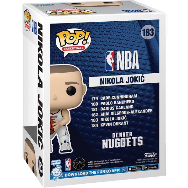 Funko Pop! NBA Basketball - Nikola Jokic (Denver Nuggets) #183 - Pop Basement