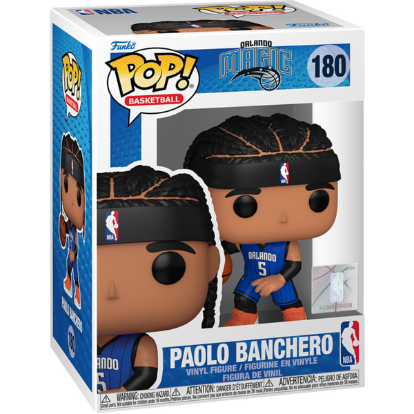 Funko Pop! NBA Basketball - Paolo Banchero (Orlando Magic) #180 - Pop Basement