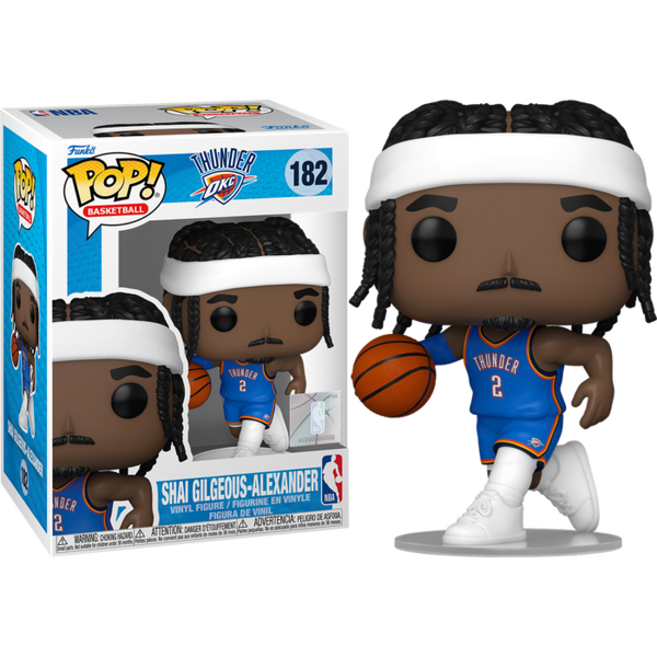 Funko Pop! NBA Basketball - Shai Gilgeous-Alexander (Oklahoma City Thunder) #182 - Pop Basement