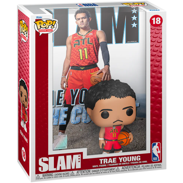 Funko Pop! NBA Basketball - Trae Young SLAM #18 - Pop Basement