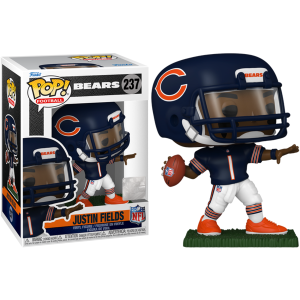 Funko Pop! NFL Football - Justin Fields Bears #237 - Pop Basement