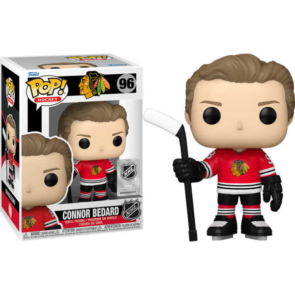 Funko Pop! NHL Hockey - Connor Bedard Chicago Blackhawks #96 - Pop Basement
