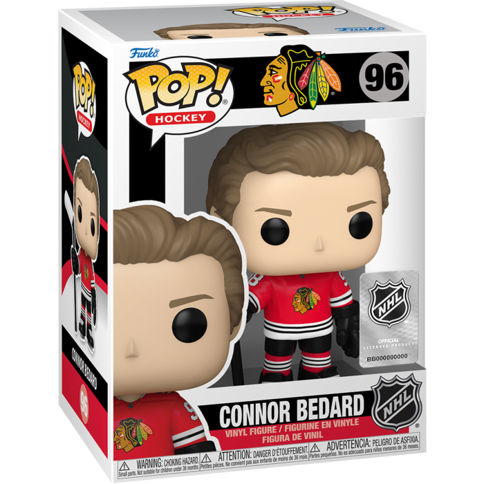 Funko Pop! NHL Hockey - Connor Bedard Chicago Blackhawks #96 - Pop Basement