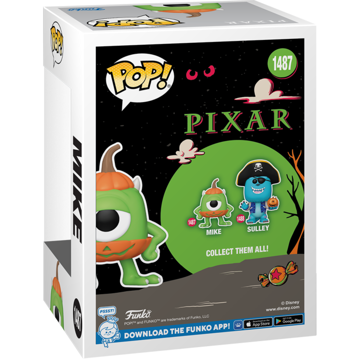 Funko Pop! Pixar - Halloween - Mike Wazowski #1487 - Pop Basement