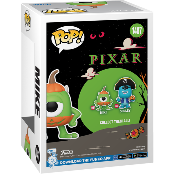 Funko Pop! Pixar - Halloween - Mike Wazowski #1487 - Pop Basement