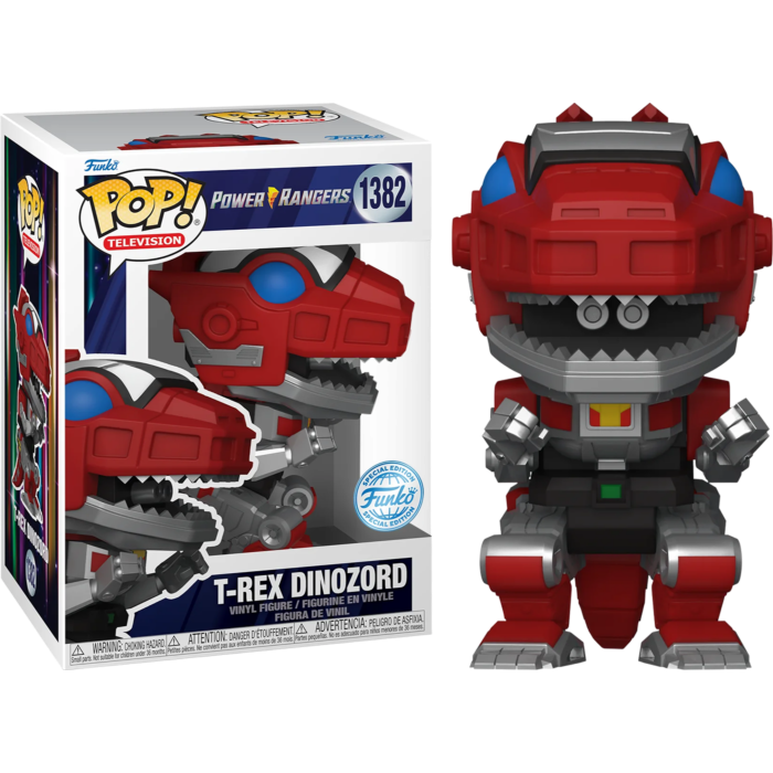 Funko Pop! Power Rangers - T-Rex Dinozord 30th Anniversary #1382 - Pop Basement