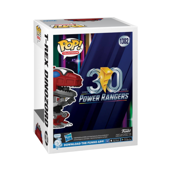 Funko Pop! Power Rangers - T-Rex Dinozord 30th Anniversary #1382 - Pop Basement
