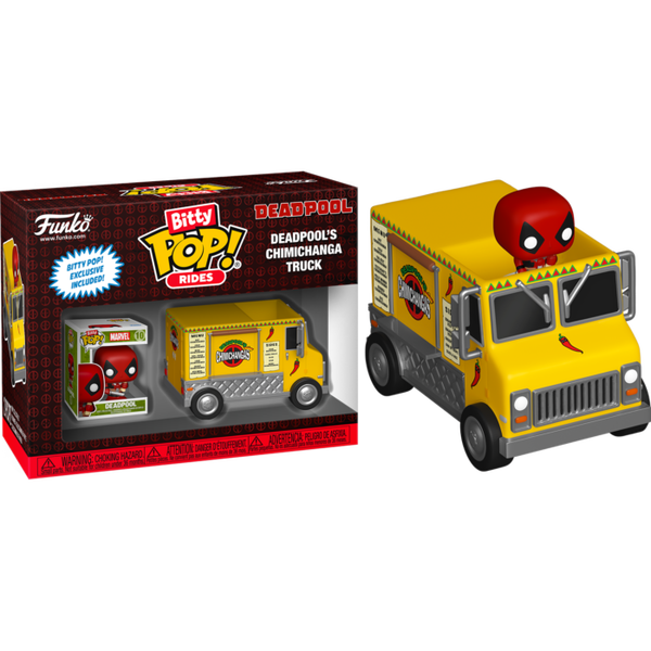 Funko Pop! Rides - Deadpool - Deadpool's Chimichanga Truck Bitty #10 - Pop Basement