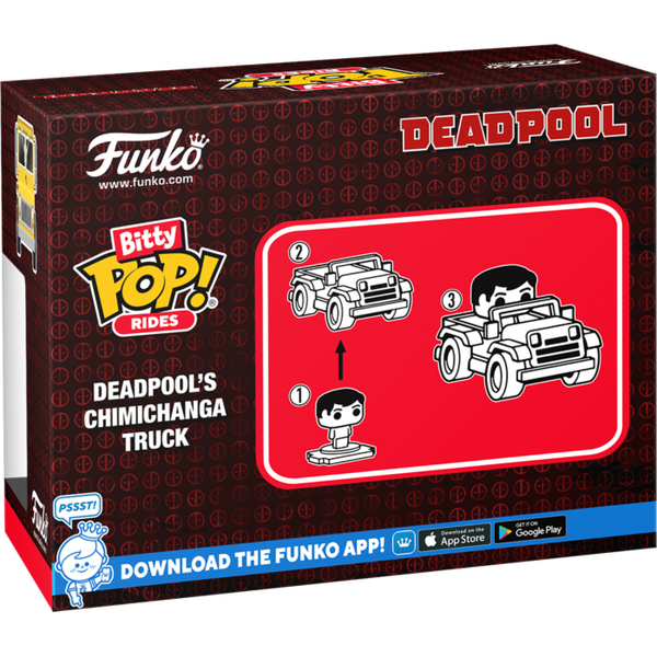 Funko Pop! Rides - Deadpool - Deadpool's Chimichanga Truck Bitty #10 - Pop Basement