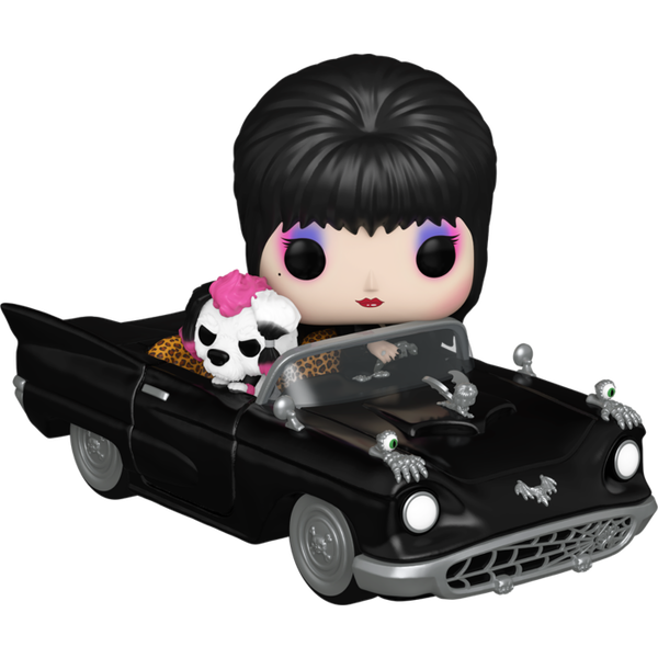 Funko Pop! Rides - Elvira - Mistress of the Dark - Elvira & Gonk in the Macabre Mobile #311 - Pop Basement