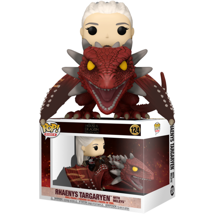 Funko Pop! Rides - Game of Thrones - House of the Dragon - Rhaenys Targaryen with Meleys #124 - Pop Basement