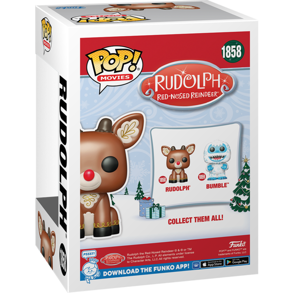 Funko Pop! Rudolph the Red-Nosed Reindeer (1964) - Rudolph 60th Anniversary #1858 - Pop Basement