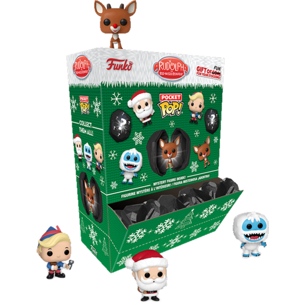 Funko Pop! Rudolph the Red Nosed Reindeer - Christmas Coal Pocket - (Display of 12 Units) - Pop Basement