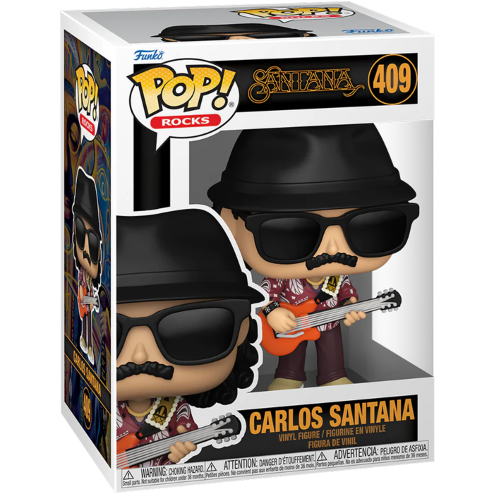 Funko Pop! Santana - Carlos Santana #409 - Pop Basement