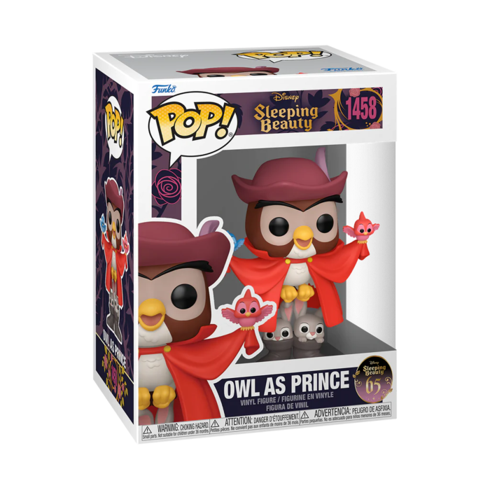 Funko Pop! Sleeping Beauty - 65th Anniversary - Owl as Prince #1458 - Pop Basement